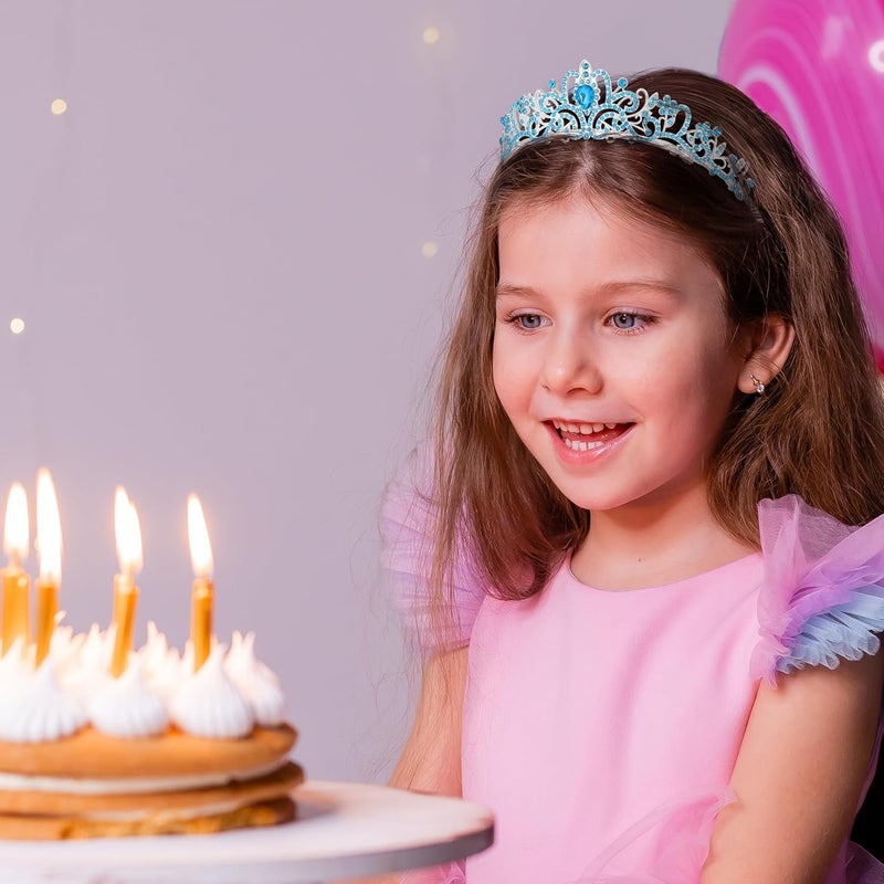 AXX Princess Crown for Women, Crystal Queen Tiaras for Girls Bridal Hair Accessories Gifts for Birthday Wedding Prom, Bridal Party, Pageant, Halloween Christmas Costume - Image 3